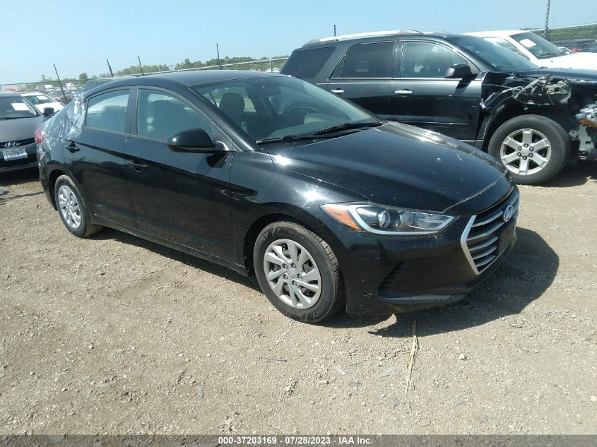 HYUNDAI ELANTRA 2017 kmhd74lf8hu124652