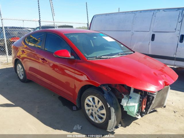 HYUNDAI ELANTRA SE 2017 kmhd74lf8hu357544