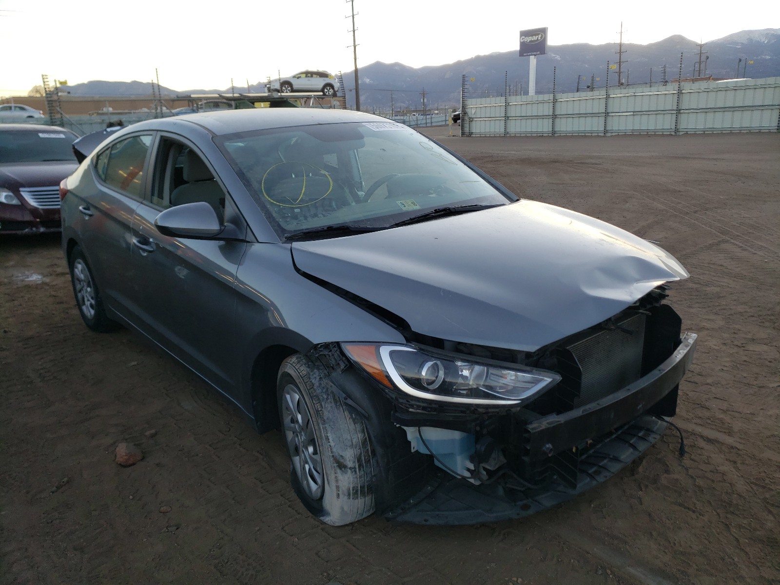 HYUNDAI ELANTRA SE 2017 kmhd74lf9hu081410