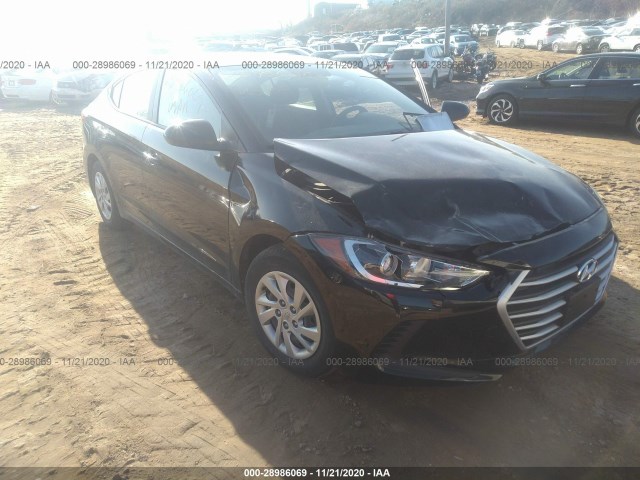 HYUNDAI ELANTRA 2018 kmhd74lf9ju455486