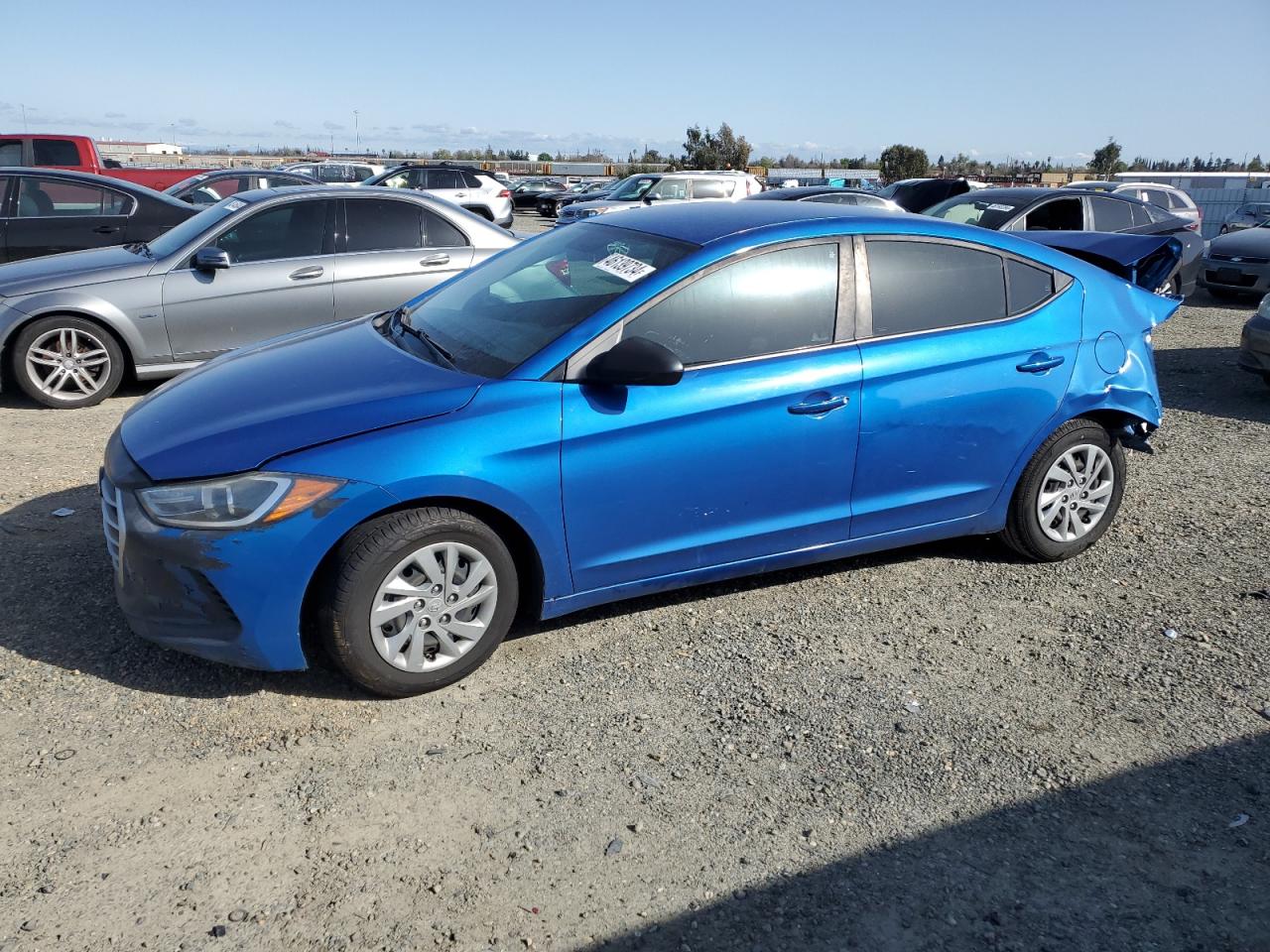 HYUNDAI ELANTRA 2018 kmhd74lf9ju581279