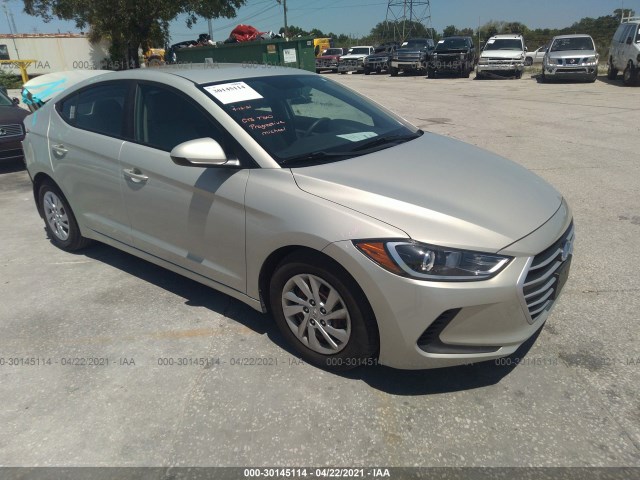 HYUNDAI ELANTRA 2017 kmhd74lfxhu071341