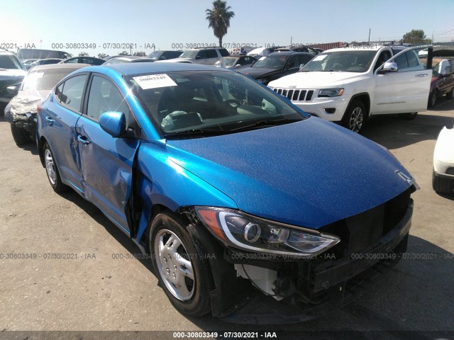 HYUNDAI ELANTRA 2017 kmhd74lfxhu093906