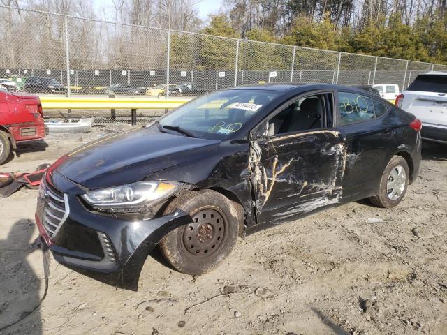 HYUNDAI ELANTRA SE 2017 kmhd74lfxhu125415