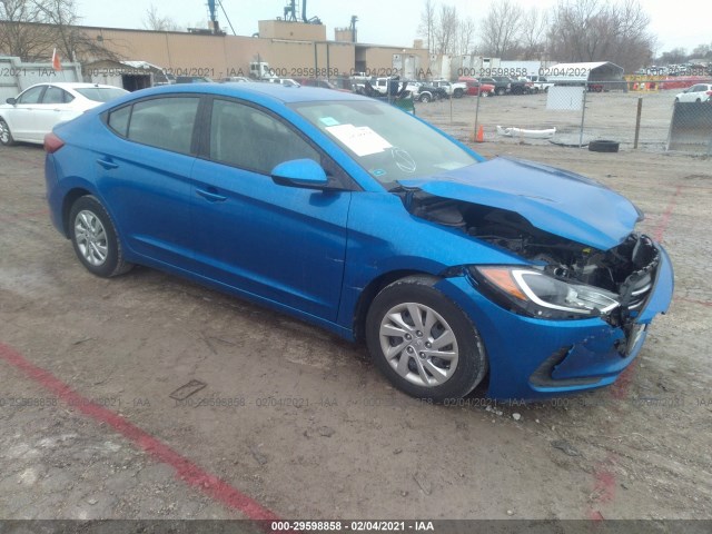 HYUNDAI ELANTRA 2017 kmhd74lfxhu128234