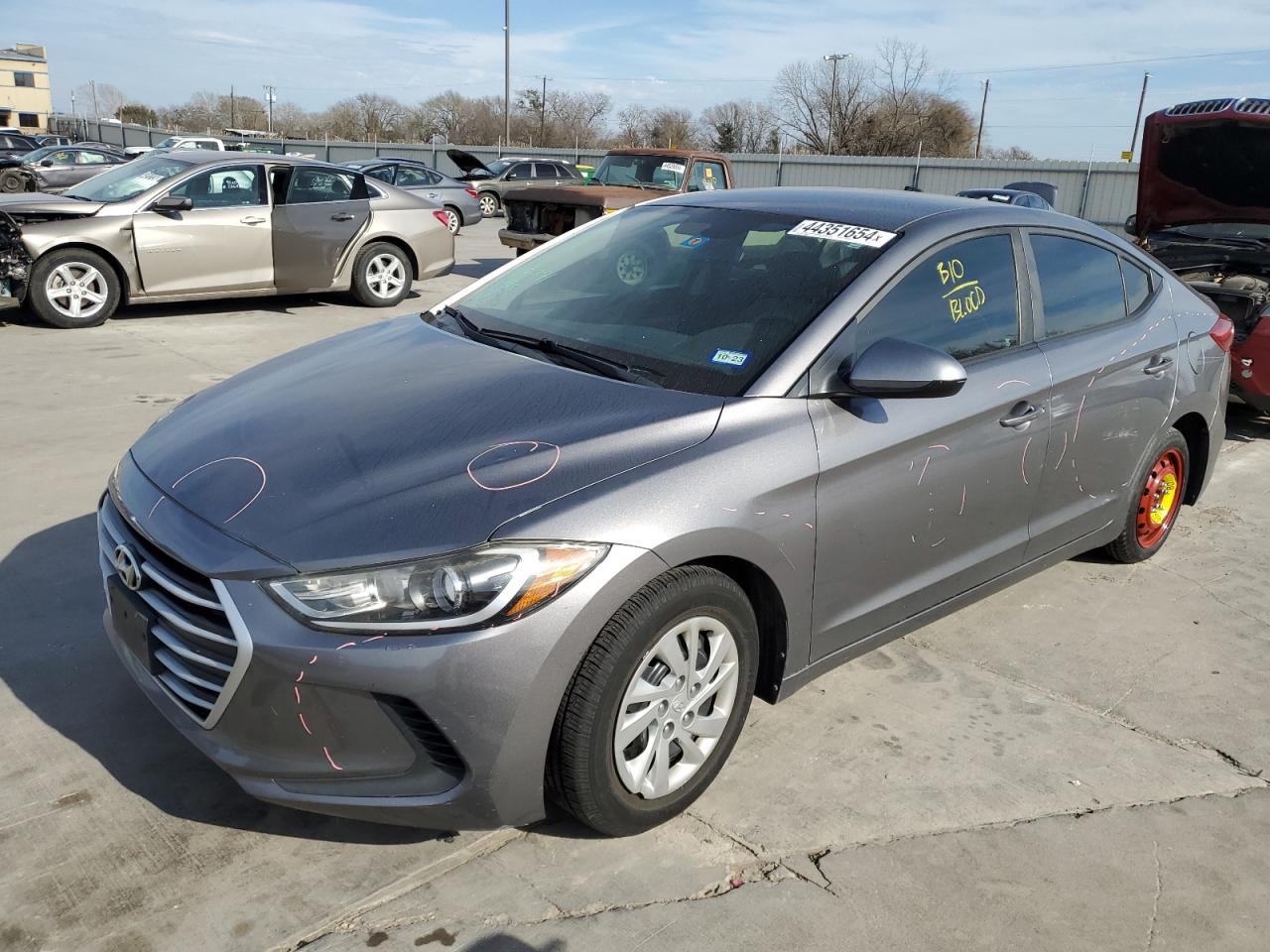 HYUNDAI ELANTRA 2017 kmhd74lfxhu161783