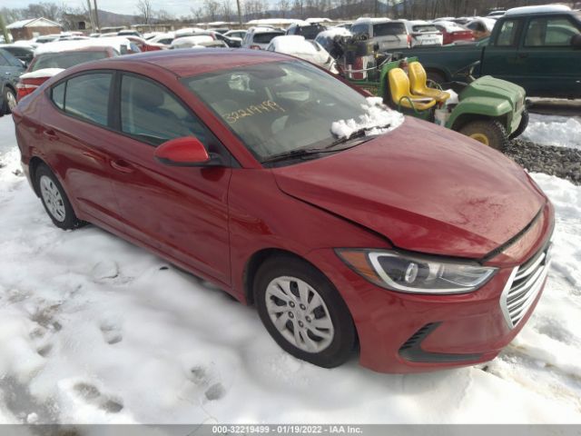 HYUNDAI ELANTRA 2017 kmhd74lfxhu161959