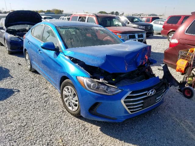 HYUNDAI ELANTRA SE 2017 kmhd74lfxhu368464