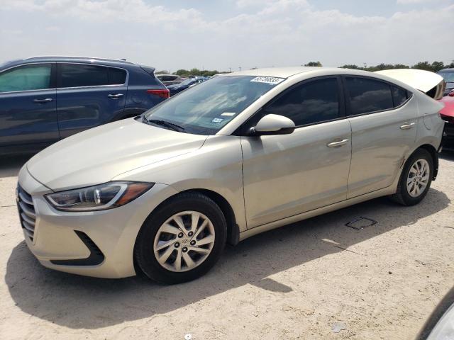 HYUNDAI ELANTRA SE 2017 kmhd74lfxhu421521