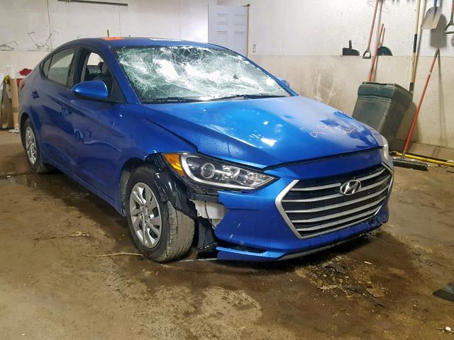 HYUNDAI ELANTRA SE 2017 kmhd74lfxhu429327