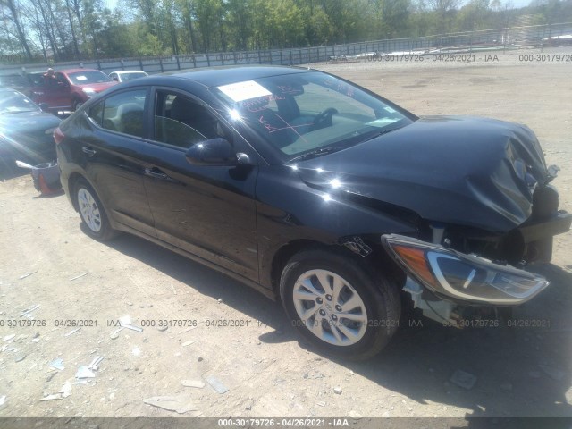 HYUNDAI ELANTRA 2018 kmhd74lfxju501889