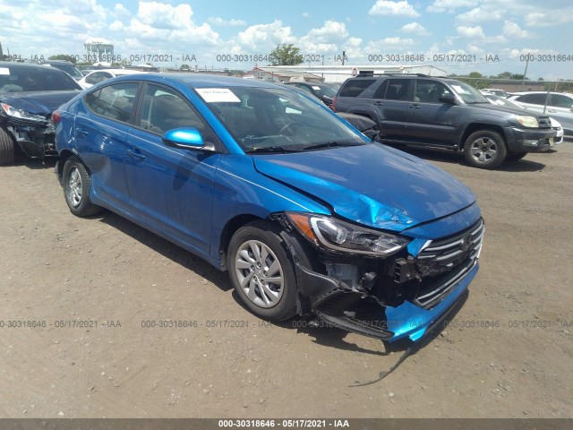 HYUNDAI ELANTRA 2018 kmhd74lfxju574065