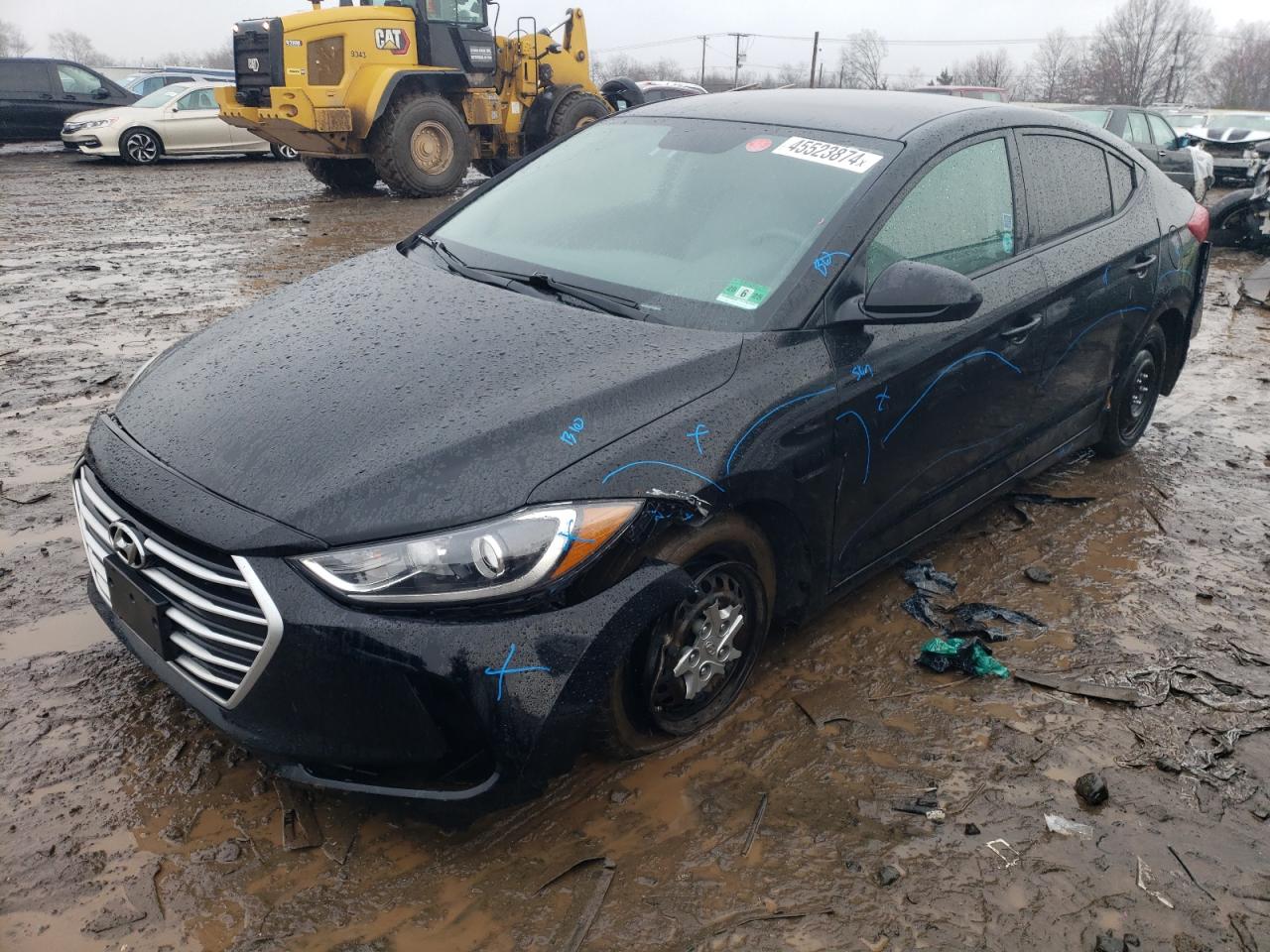 HYUNDAI ELANTRA 2018 kmhd74lfxju589035