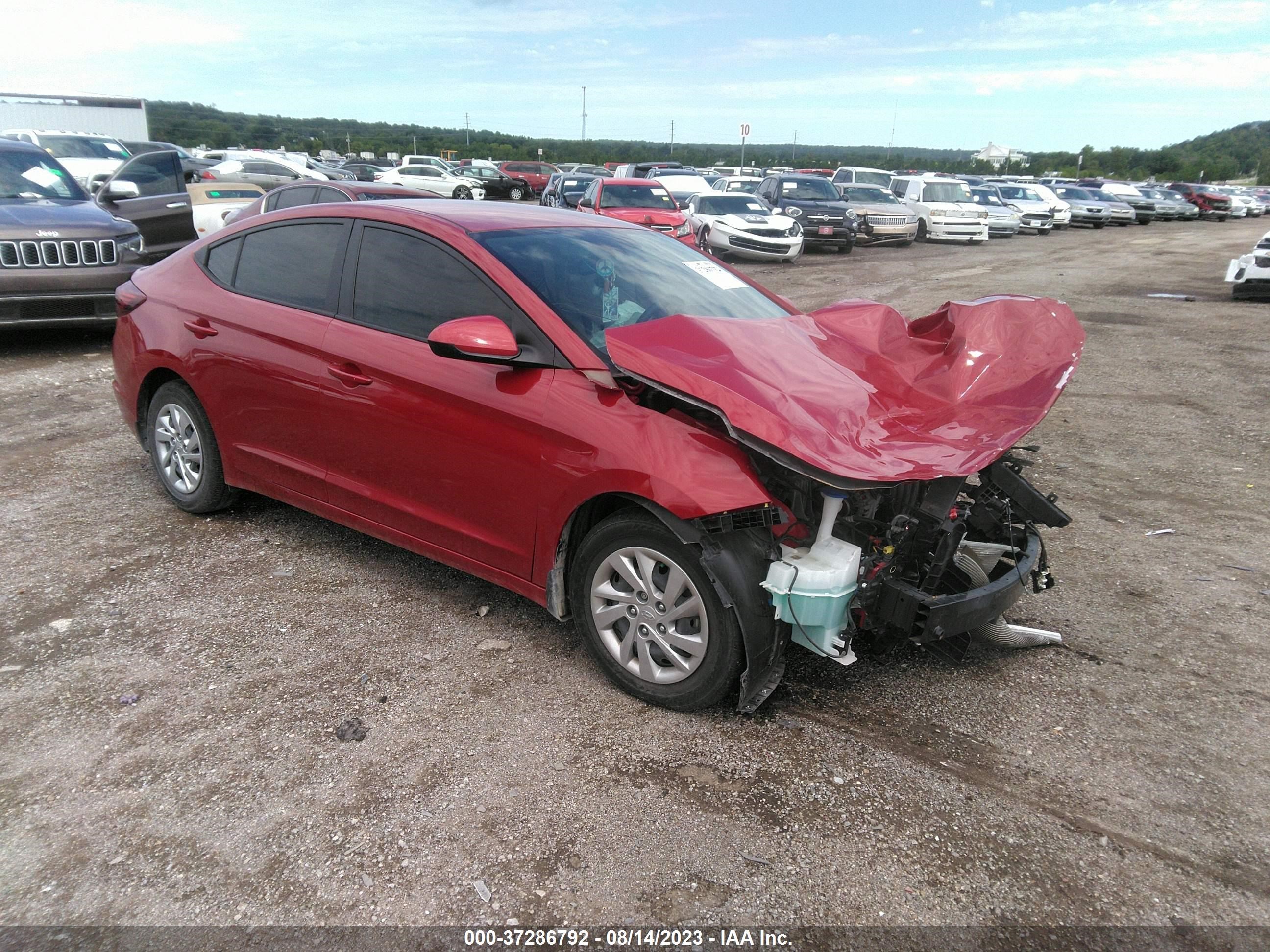 HYUNDAI ELANTRA 2020 kmhd74lfxlu062096