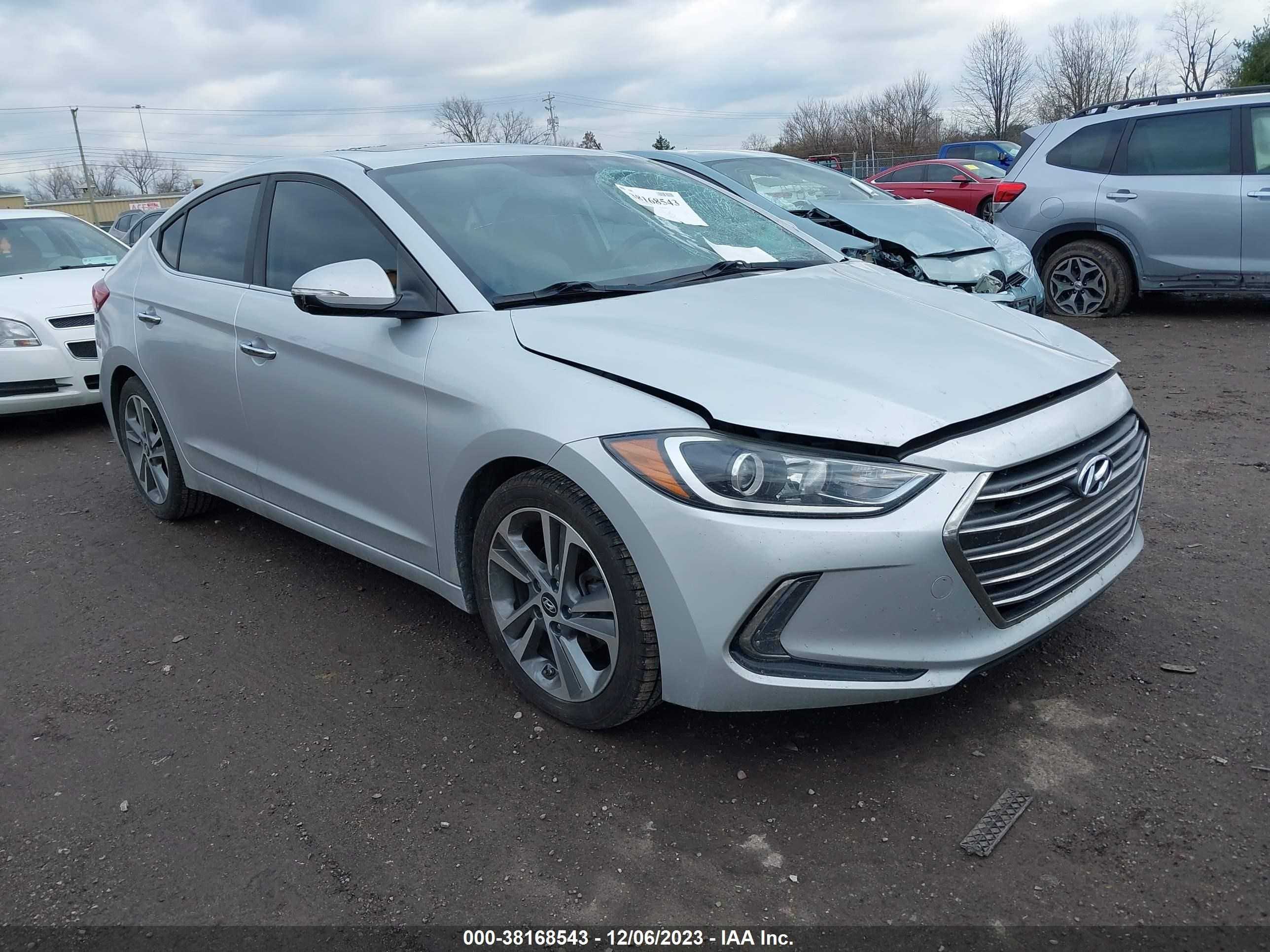 HYUNDAI ELANTRA 2017 kmhd84lf0hu066548