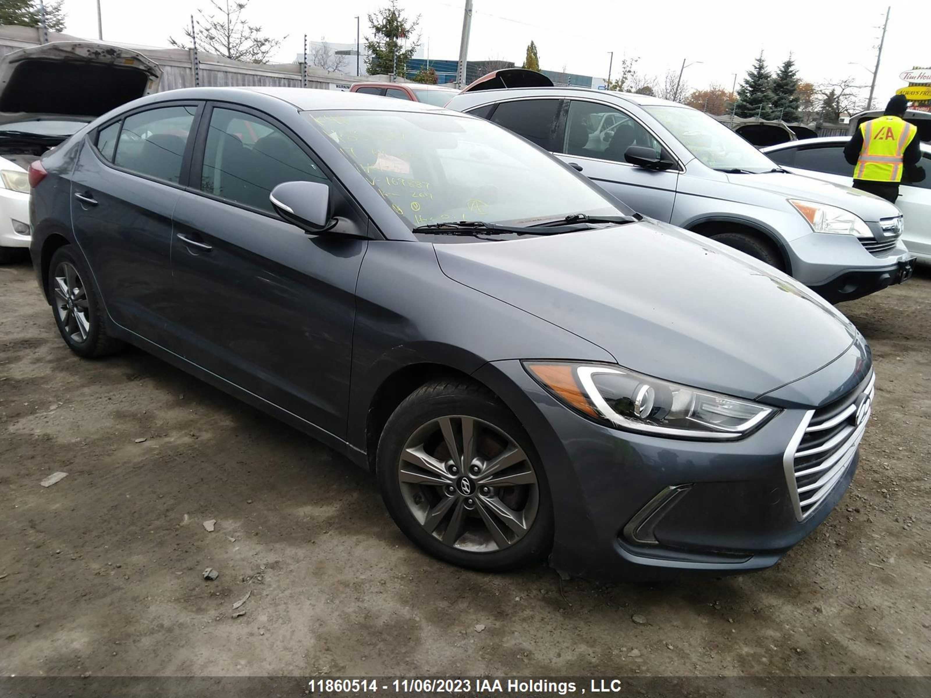 HYUNDAI ELANTRA 2017 kmhd84lf0hu169887