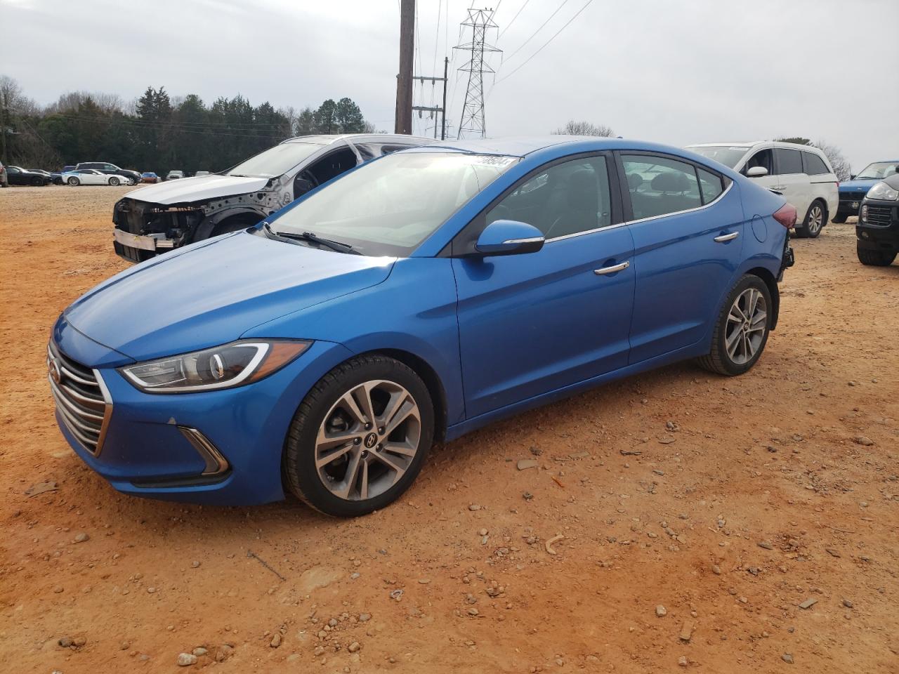 HYUNDAI ELANTRA 2017 kmhd84lf0hu263753