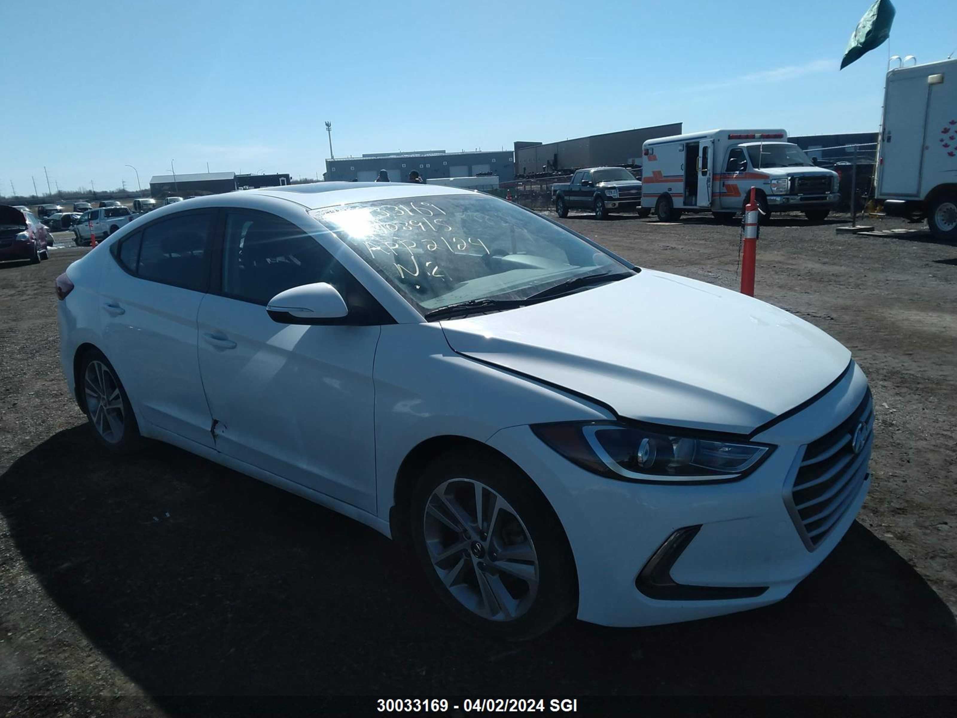 HYUNDAI ELANTRA 2017 kmhd84lf0hu403915