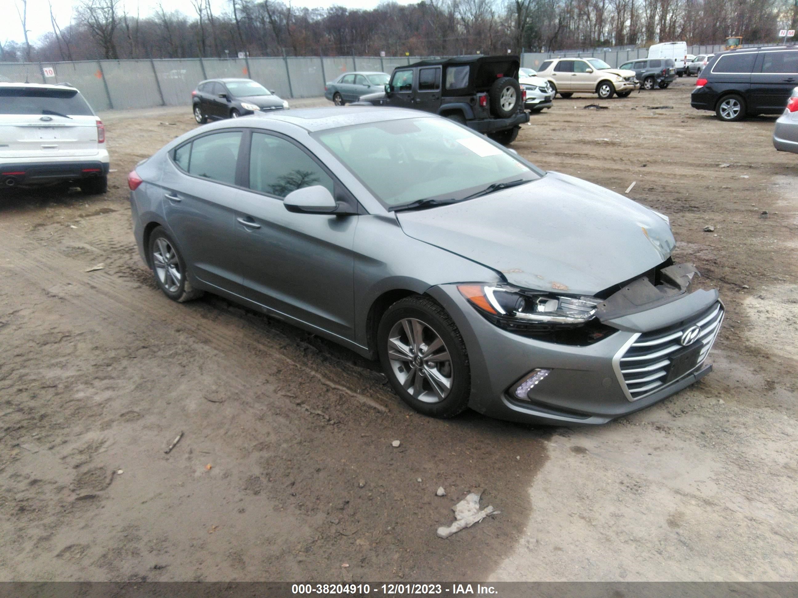 HYUNDAI ELANTRA 2018 kmhd84lf0ju446494