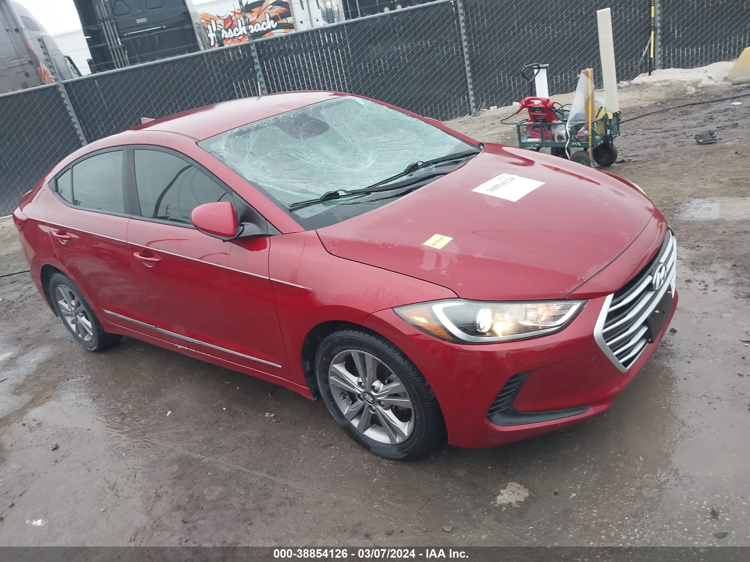 HYUNDAI ELANTRA 2018 kmhd84lf0ju453042