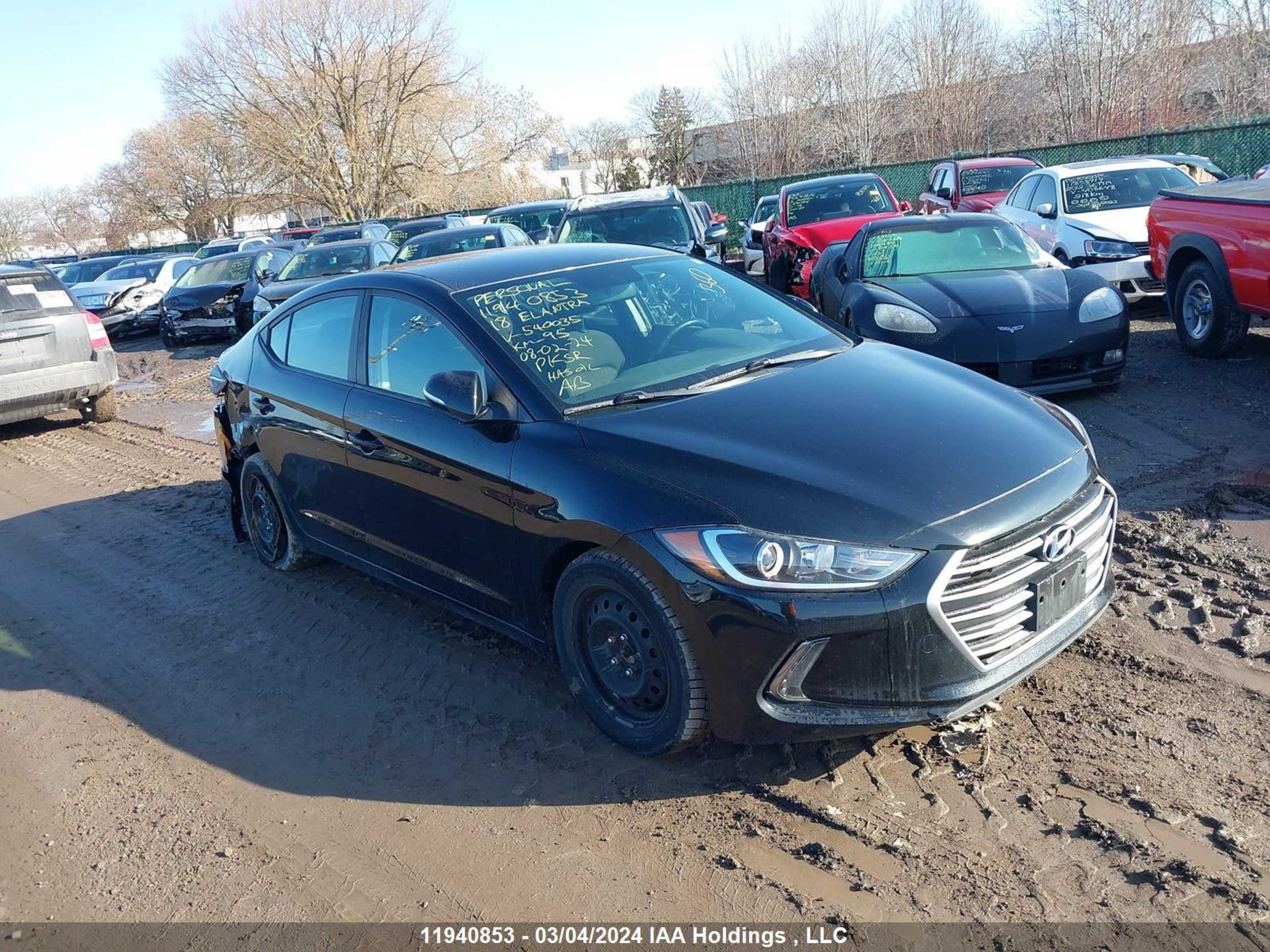 HYUNDAI ELANTRA 2018 kmhd84lf0ju540035