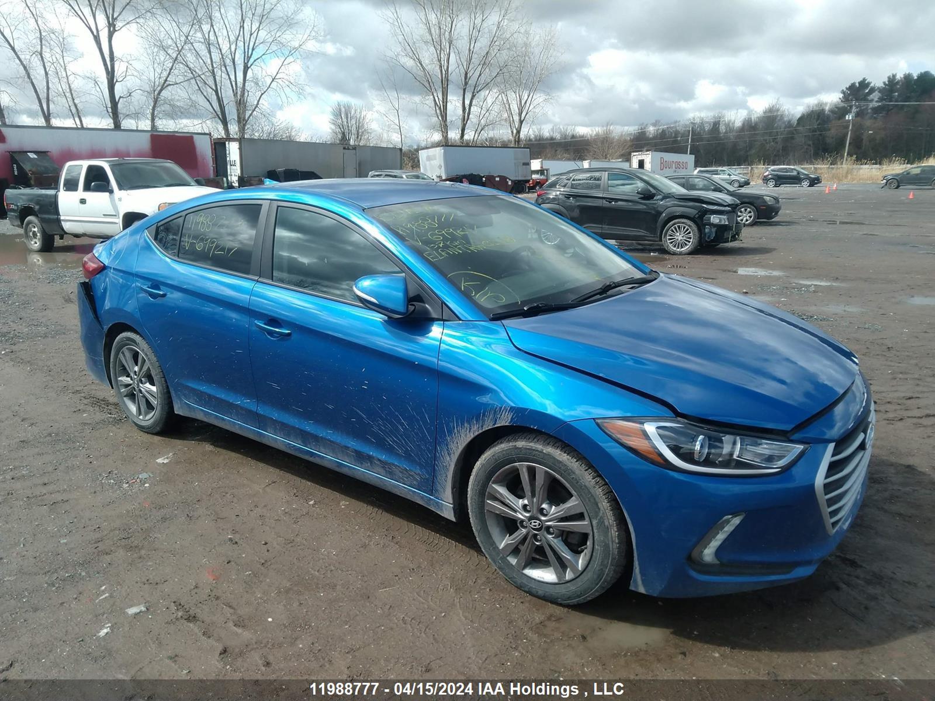 HYUNDAI ELANTRA 2018 kmhd84lf0ju699217