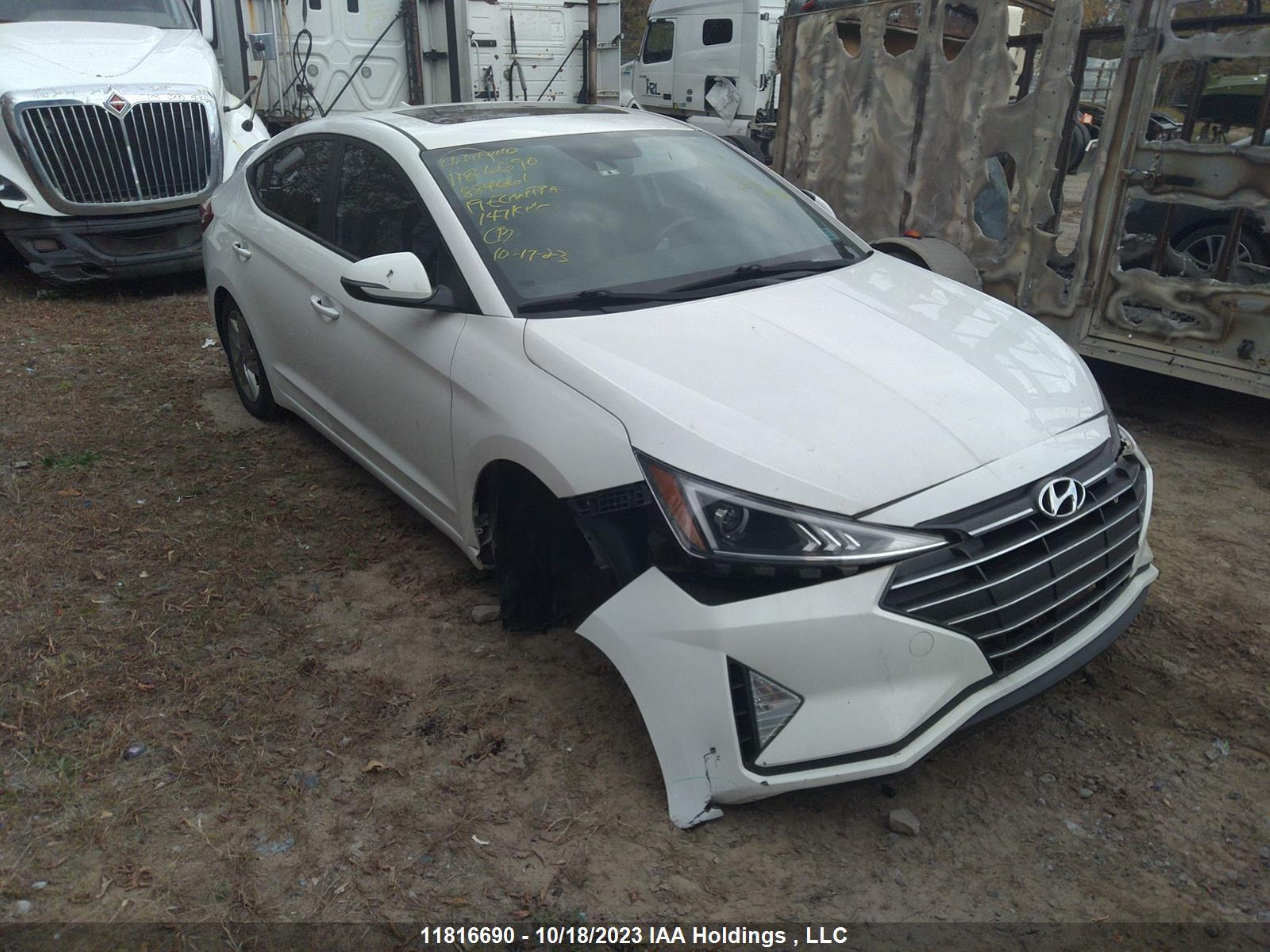 HYUNDAI ELANTRA 2019 kmhd84lf0ku884661