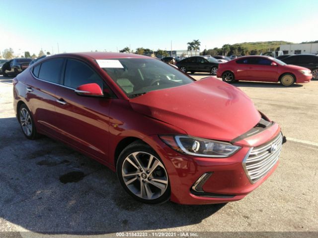 HYUNDAI ELANTRA 2017 kmhd84lf1hu224332