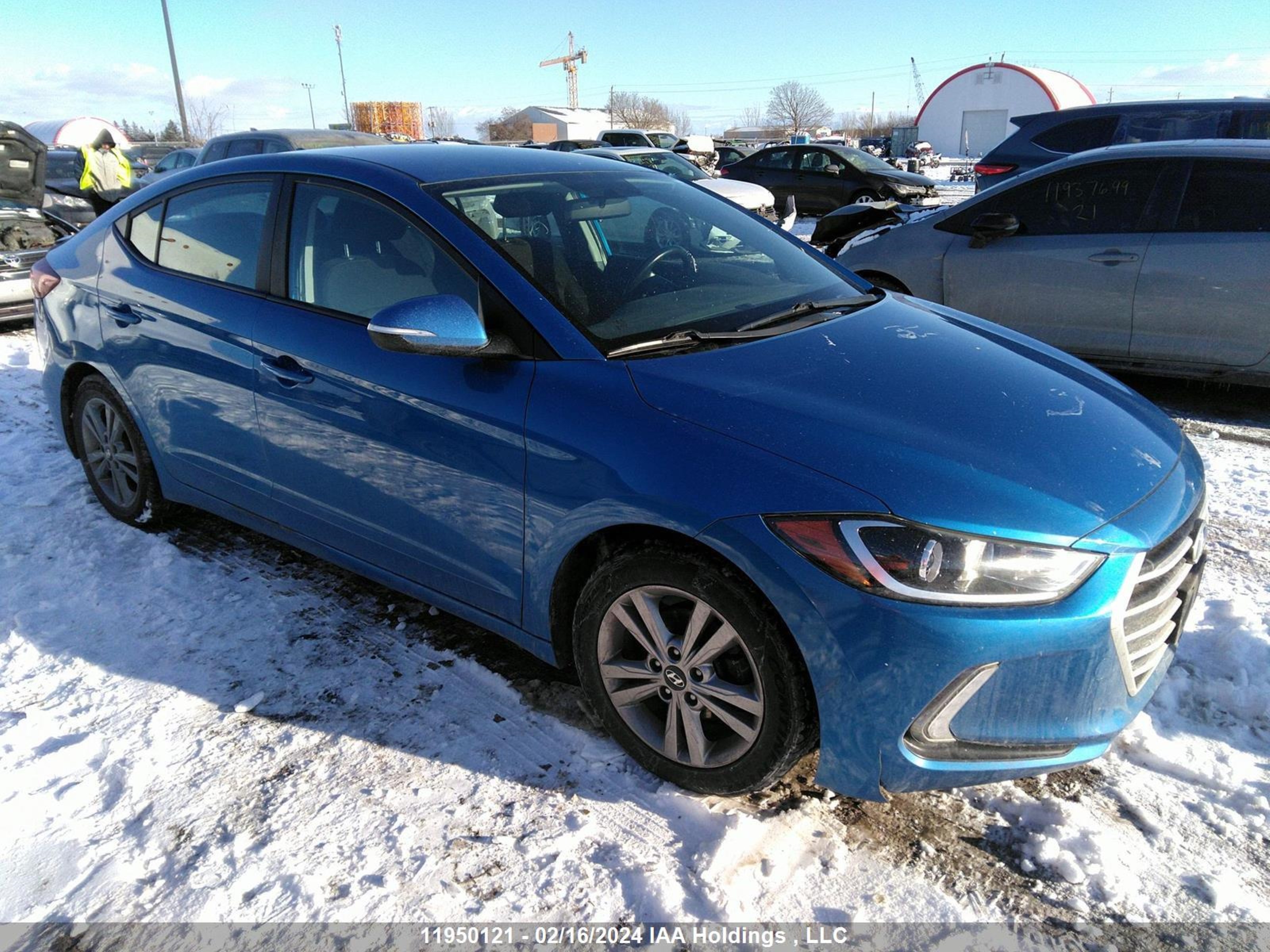 HYUNDAI ELANTRA 2017 kmhd84lf1hu239378