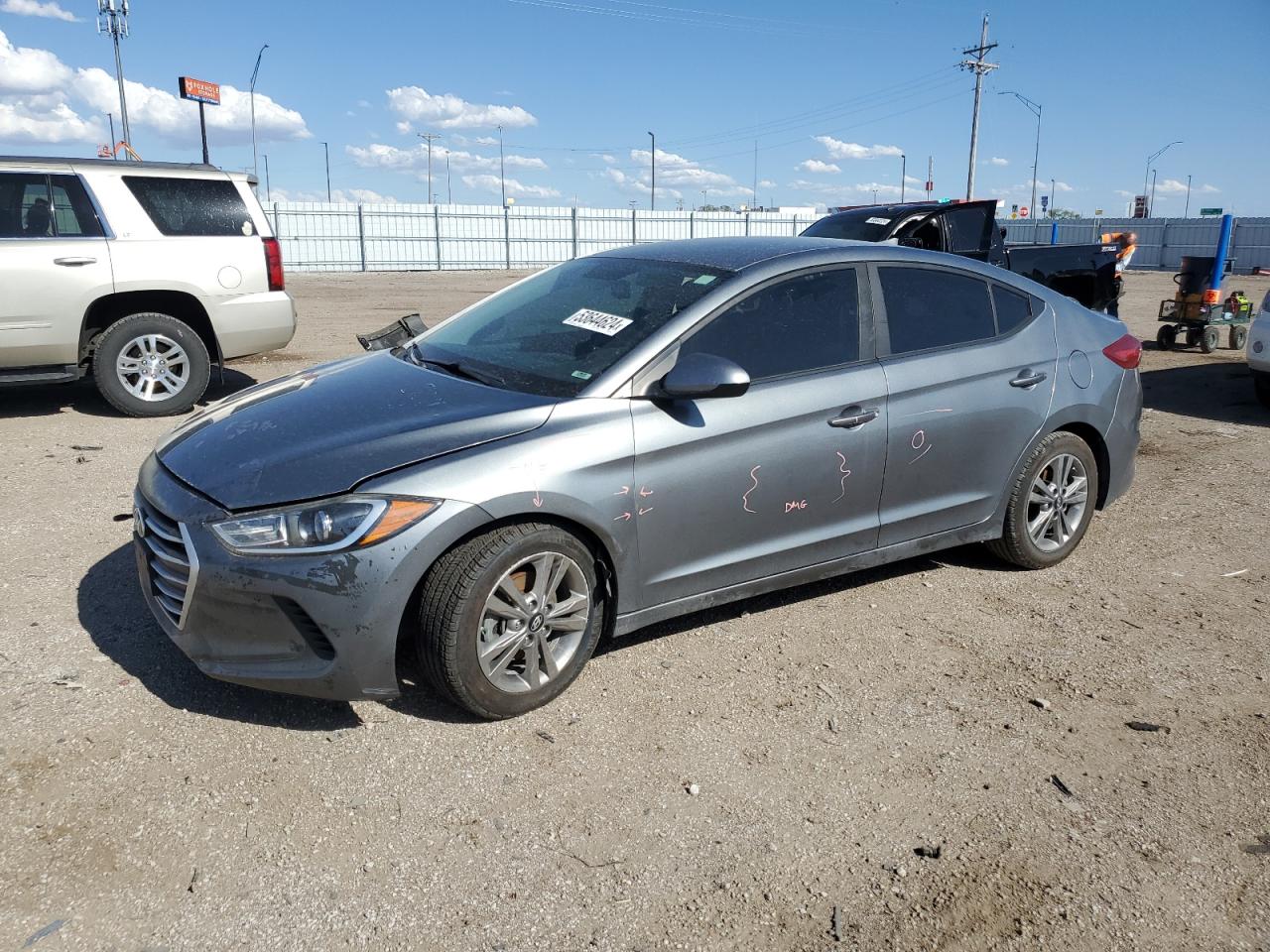 HYUNDAI ELANTRA 2018 kmhd84lf1ju451915