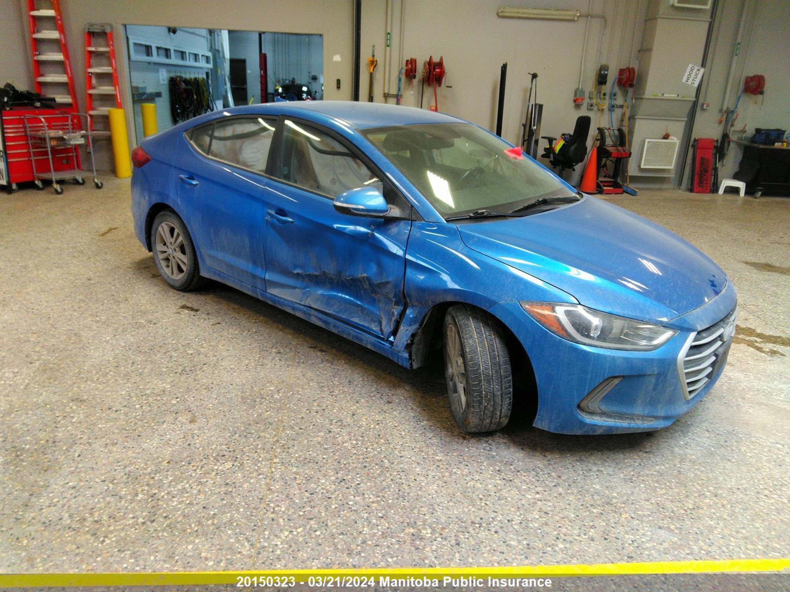 HYUNDAI ELANTRA 2018 kmhd84lf1ju517041