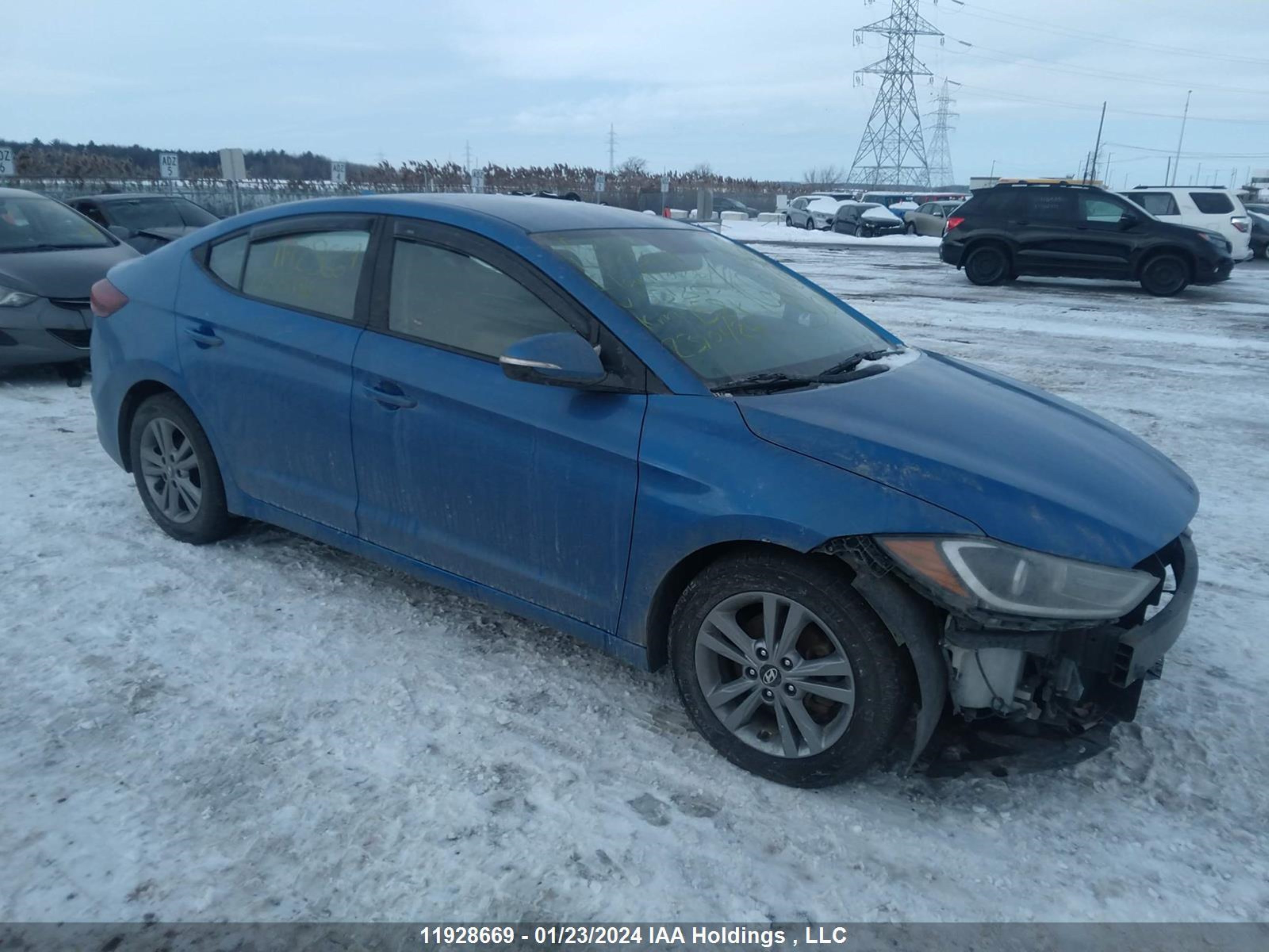 HYUNDAI ELANTRA 2018 kmhd84lf1ju551805