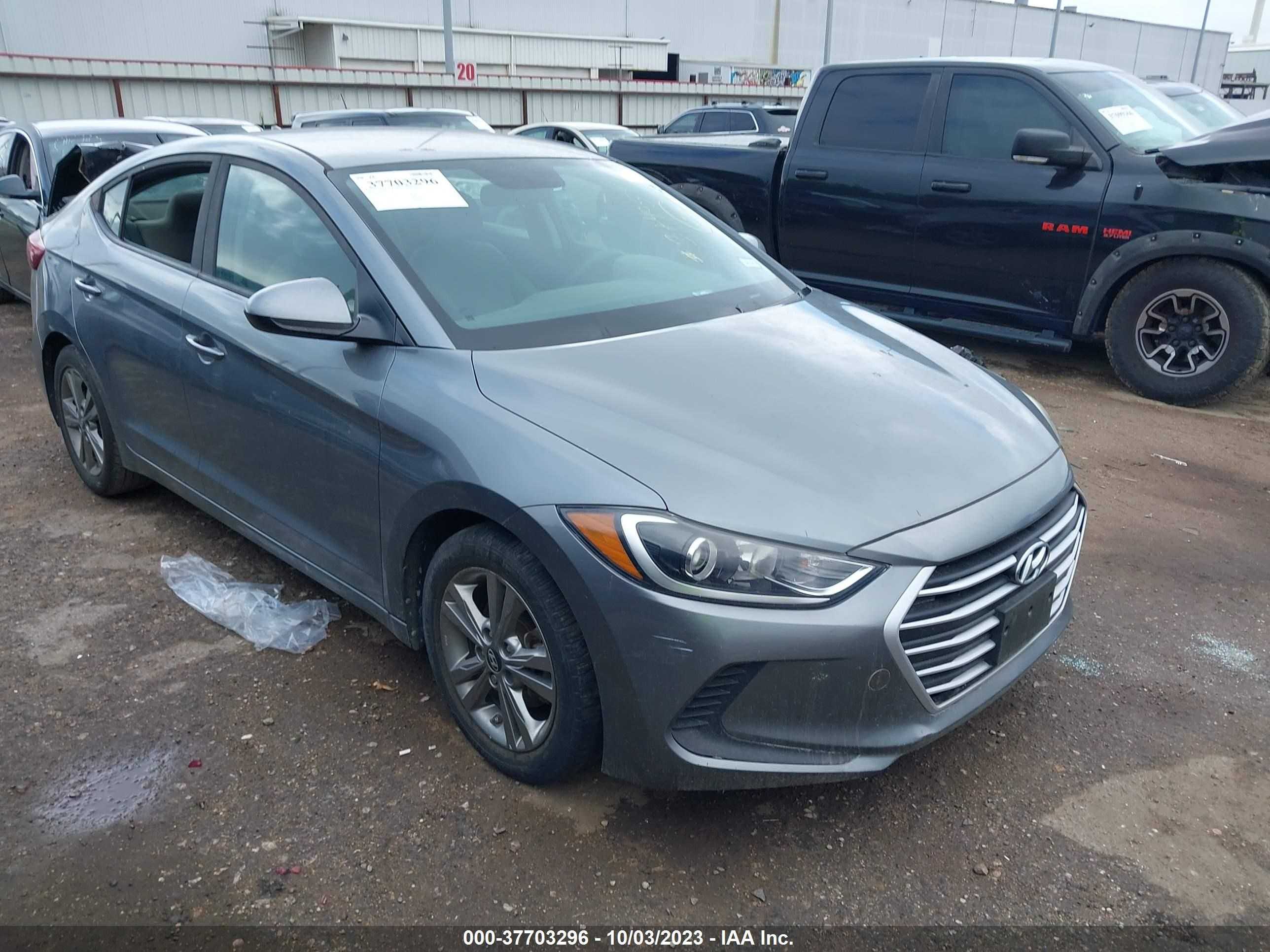 HYUNDAI ELANTRA 2018 kmhd84lf1ju593147