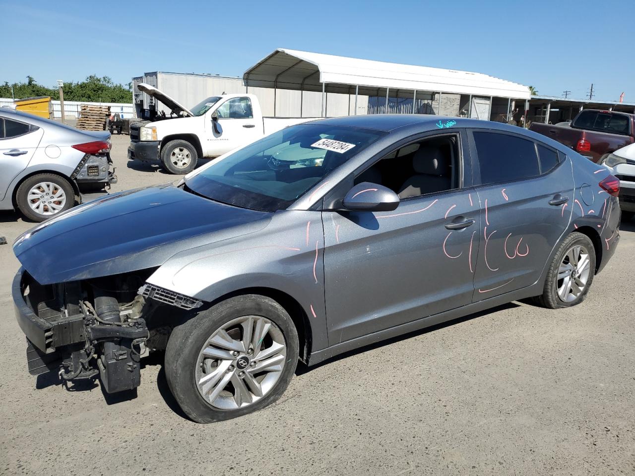 HYUNDAI ELANTRA 2019 kmhd84lf1ku766635