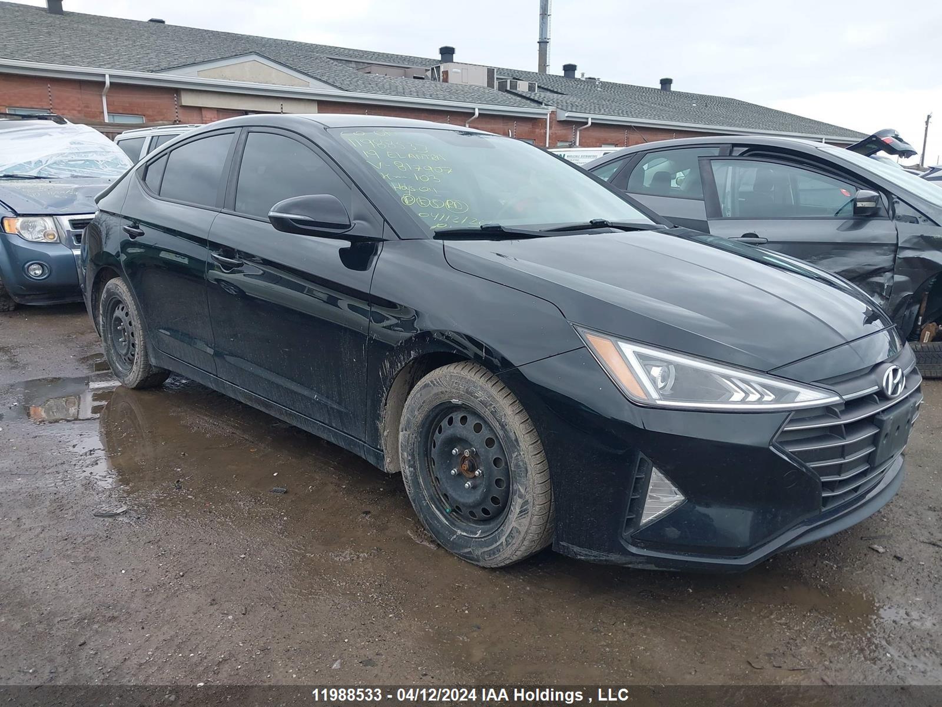 HYUNDAI ELANTRA 2019 kmhd84lf1ku817907