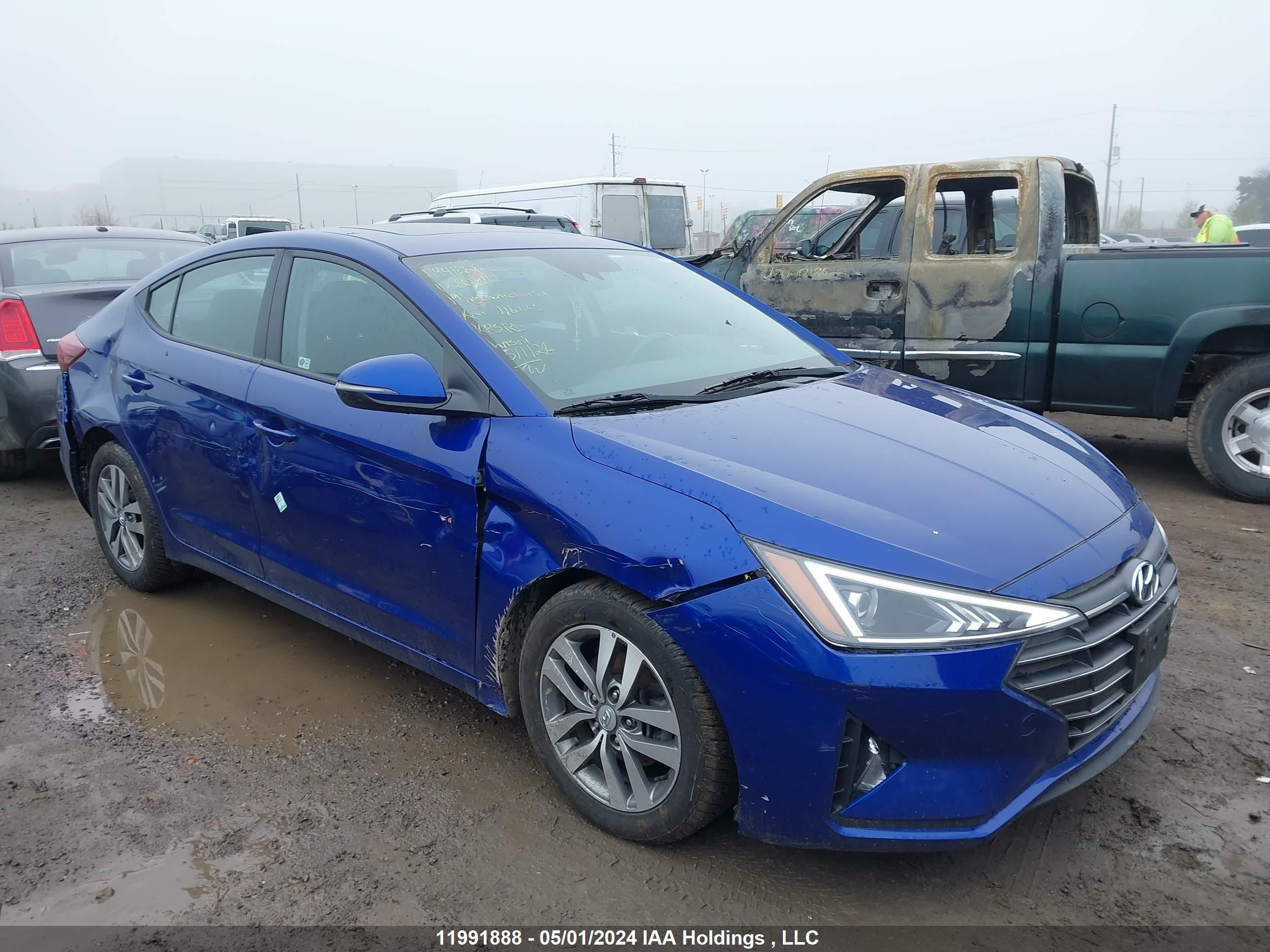 HYUNDAI ELANTRA 2019 kmhd84lf1ku827112