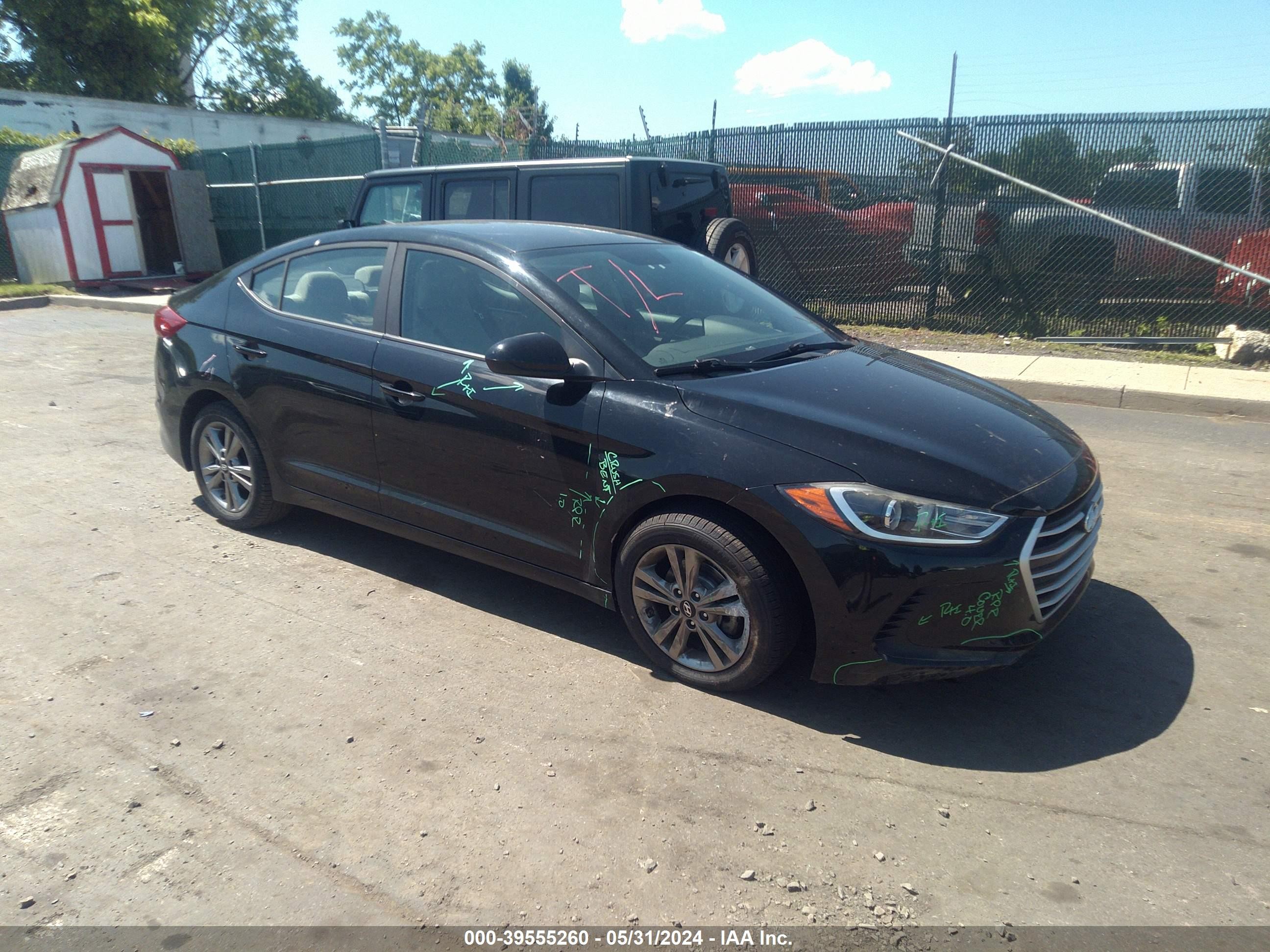 HYUNDAI ELANTRA 2017 kmhd84lf2hu065658