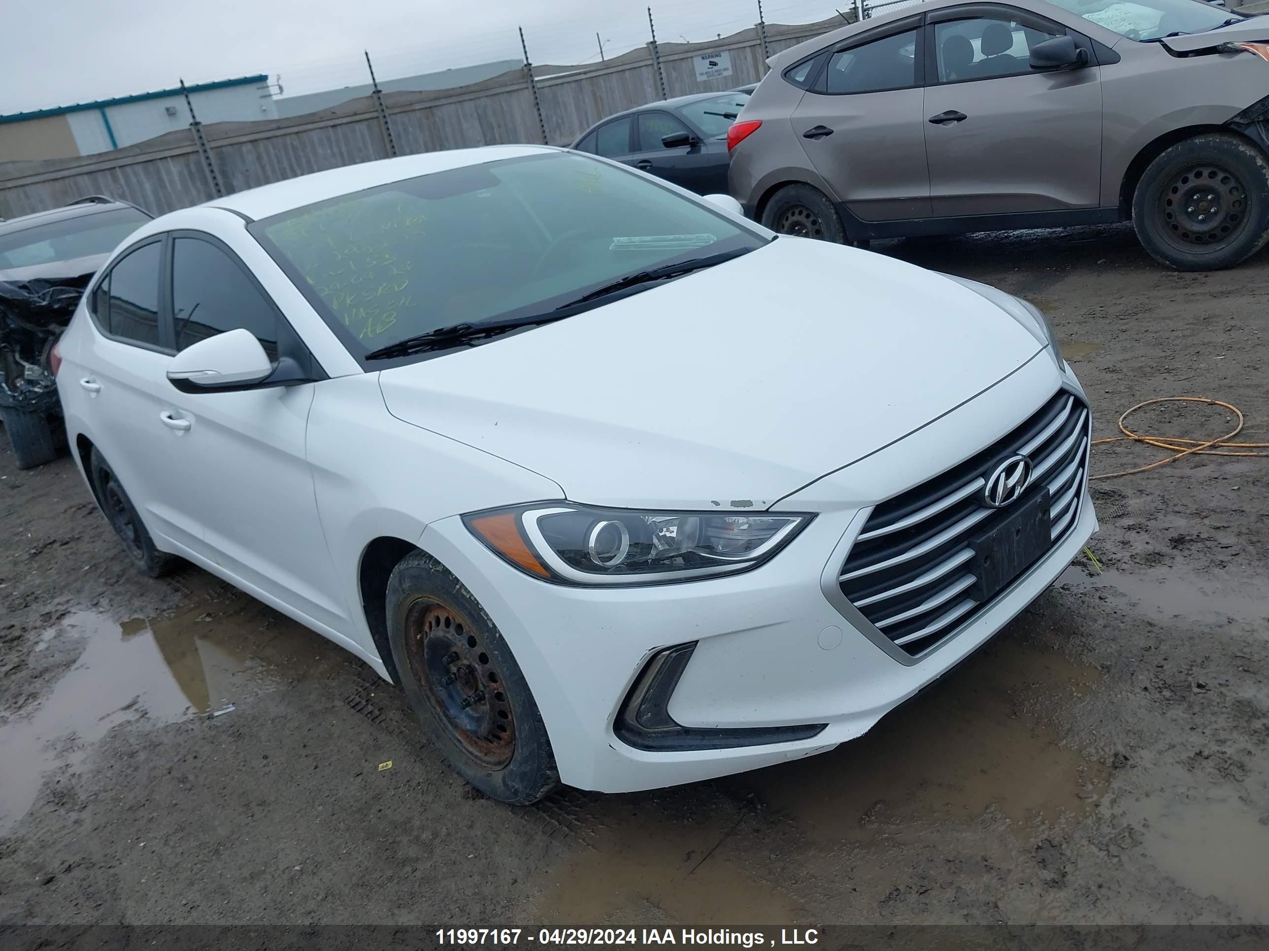 HYUNDAI ELANTRA 2017 kmhd84lf2hu298200