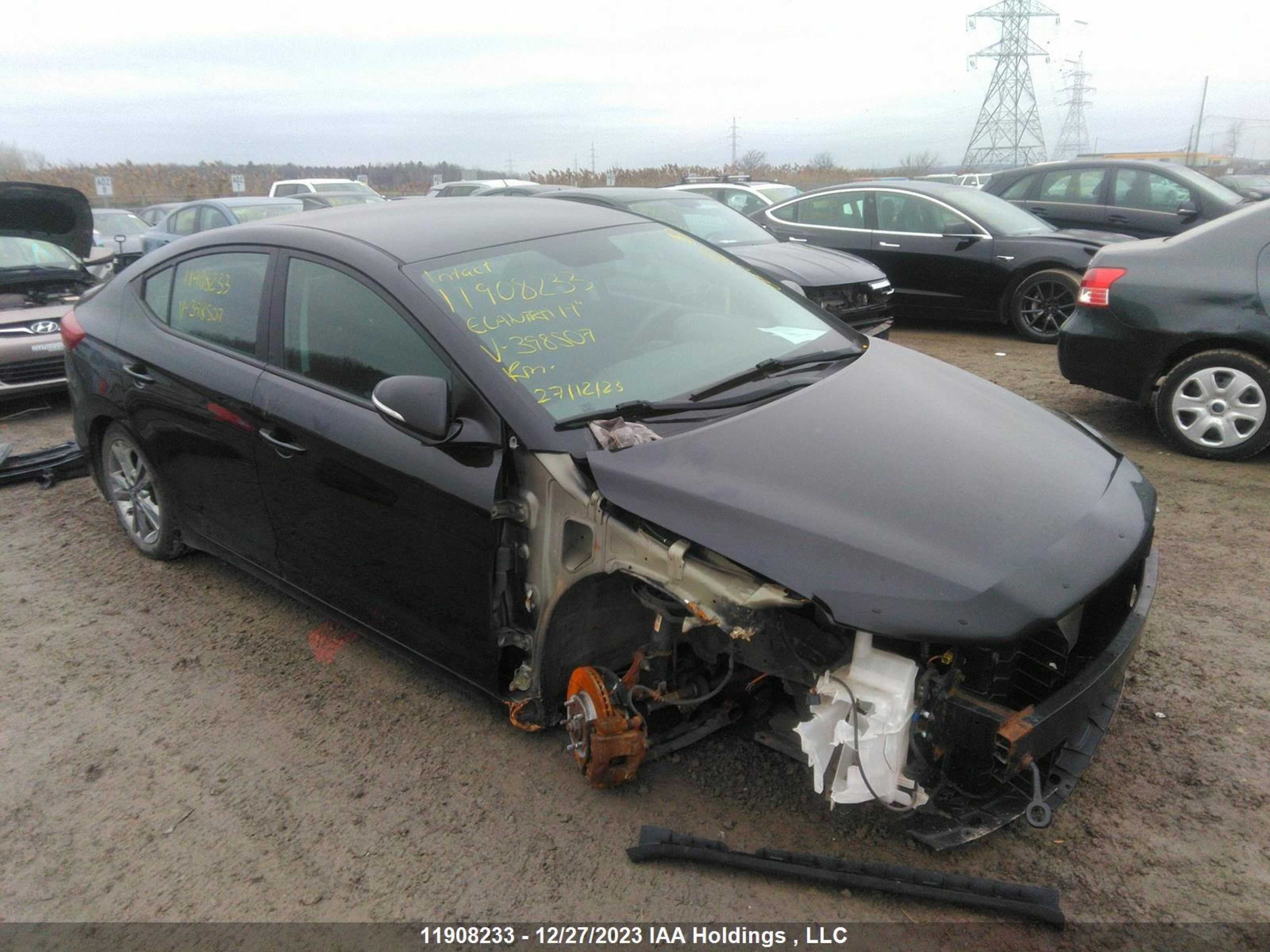 HYUNDAI ELANTRA 2017 kmhd84lf2hu398507