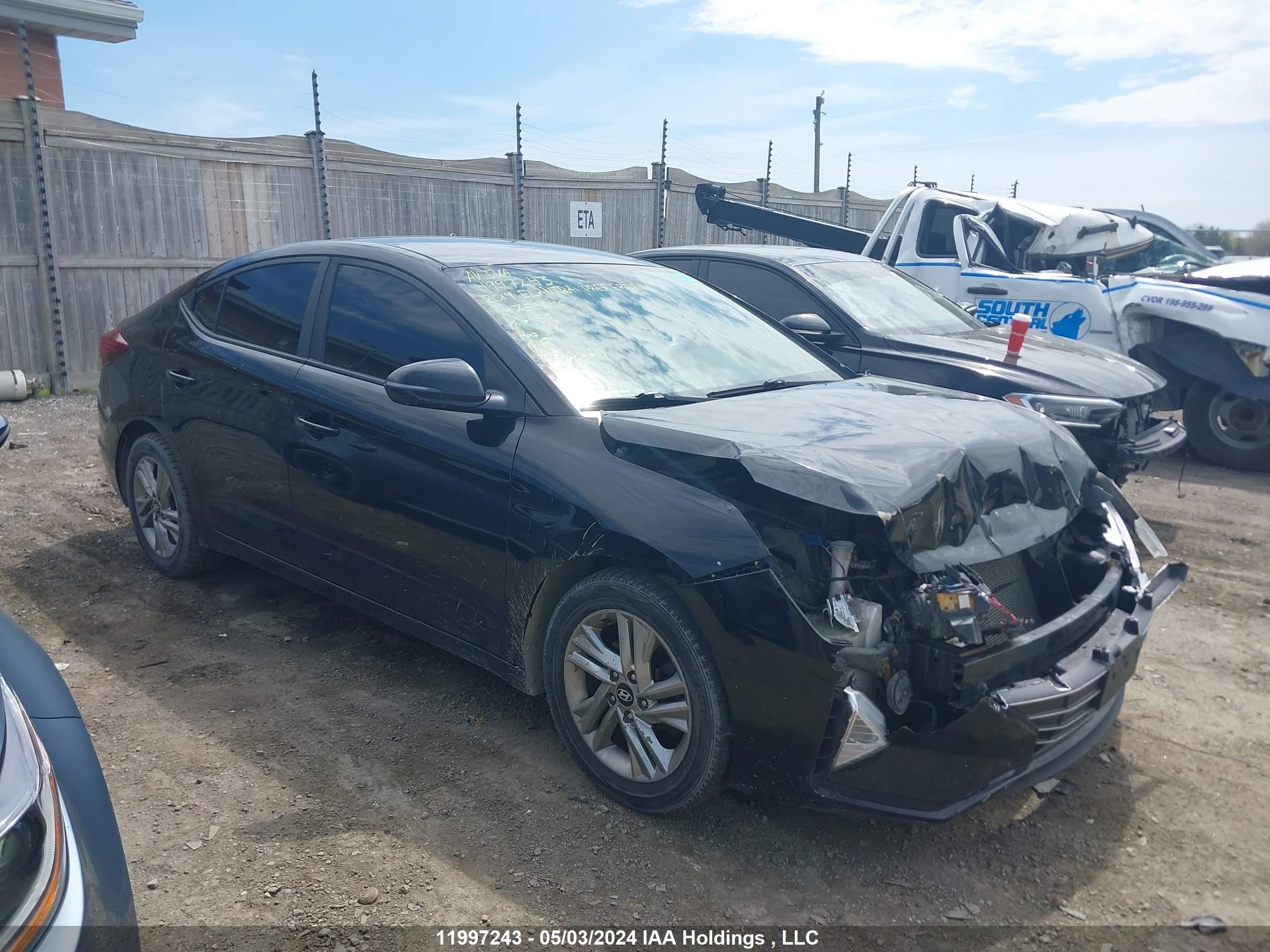 HYUNDAI ELANTRA 2019 kmhd84lf2ku750296