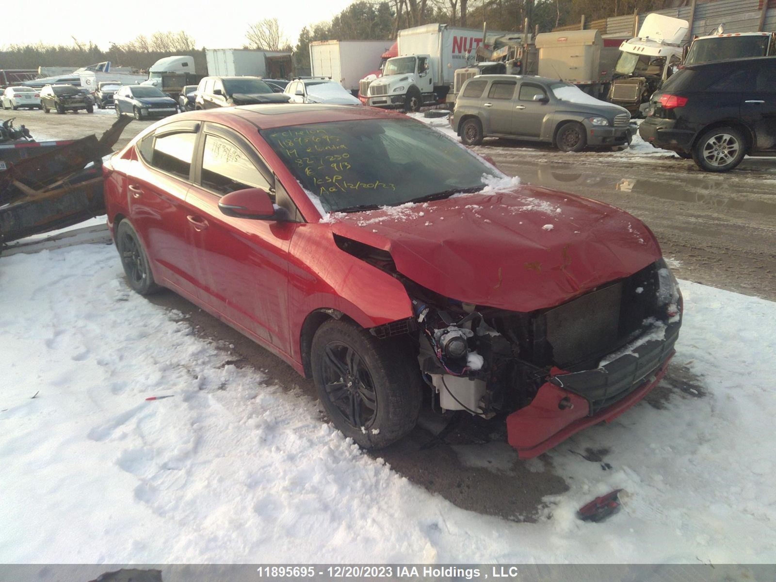 HYUNDAI ELANTRA 2019 kmhd84lf2ku827250