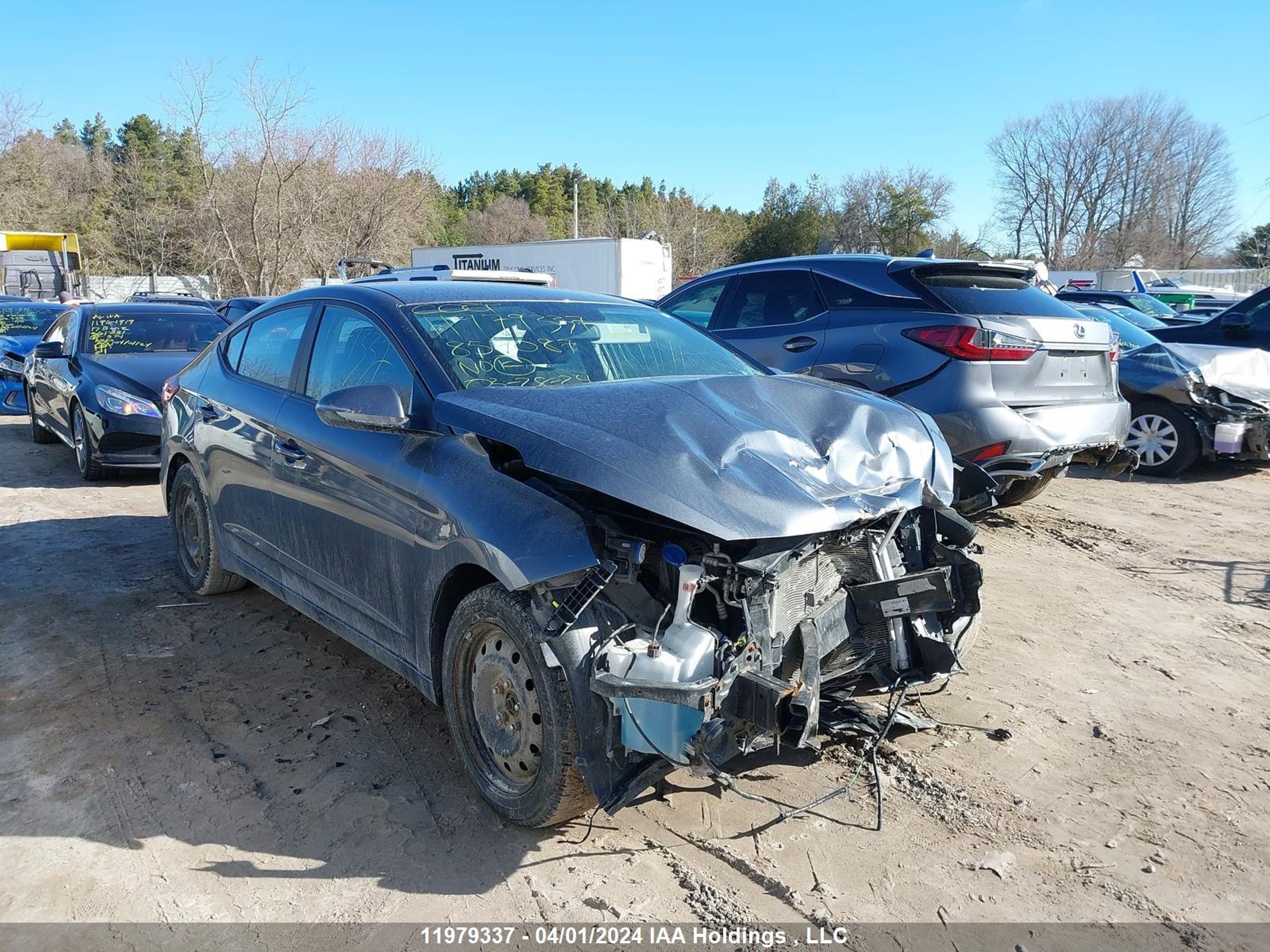 HYUNDAI ELANTRA 2019 kmhd84lf2ku857087