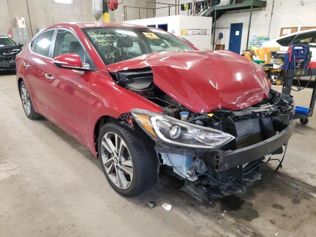 HYUNDAI ELANTRA SE 2017 kmhd84lf3hu069489