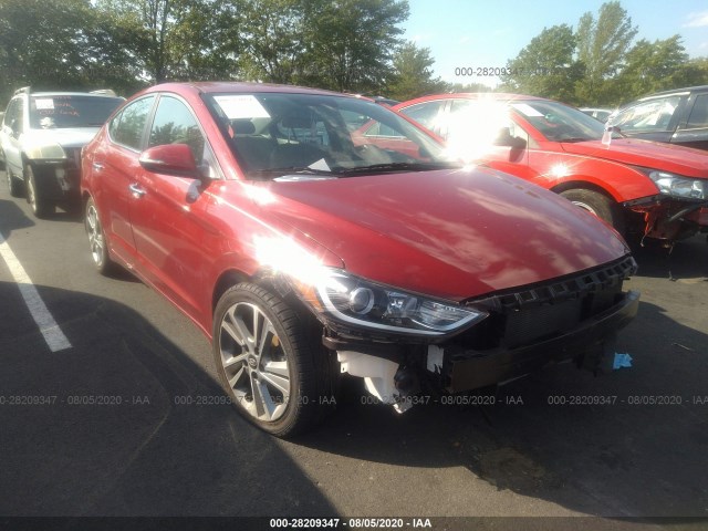 HYUNDAI ELANTRA 2017 kmhd84lf3hu267439