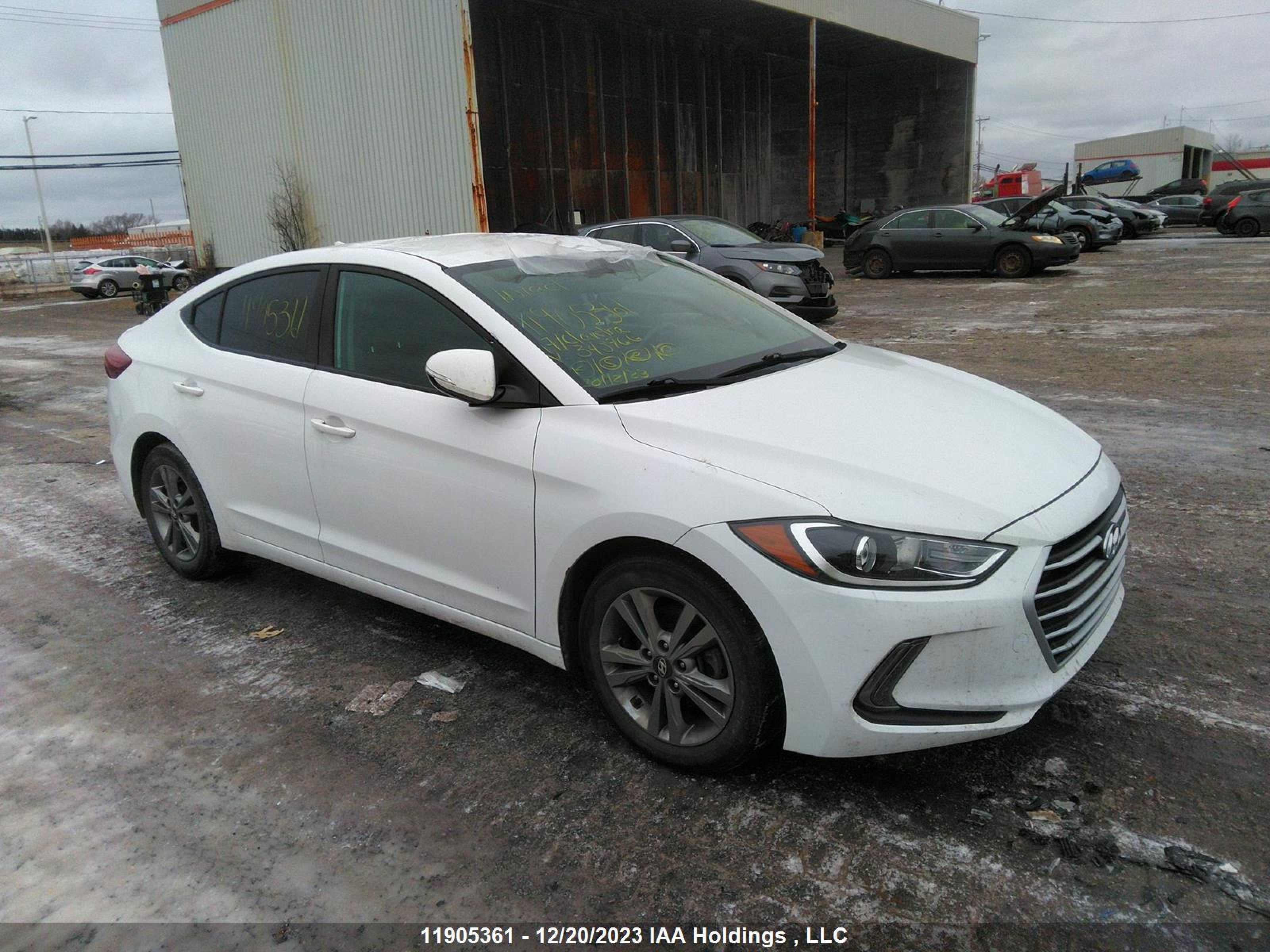 HYUNDAI ELANTRA 2017 kmhd84lf3hu345766