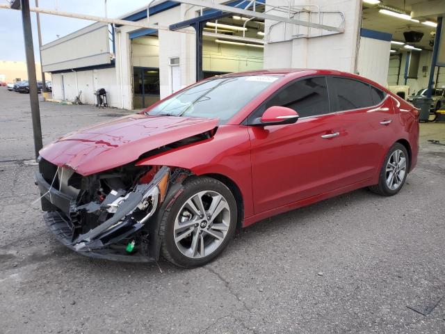 HYUNDAI ELANTRA 2017 kmhd84lf3hu365516