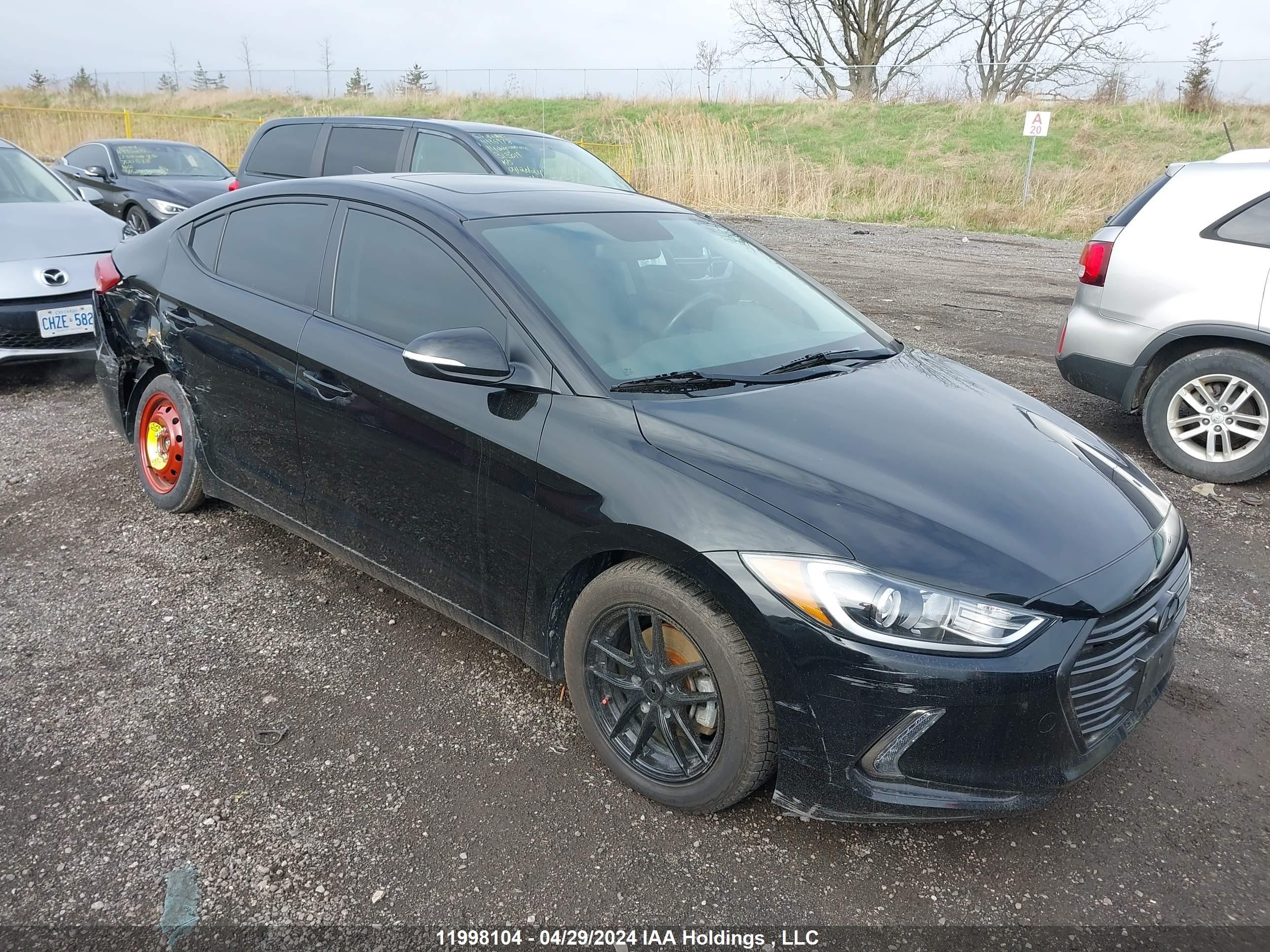 HYUNDAI ELANTRA 2018 kmhd84lf3ju657558