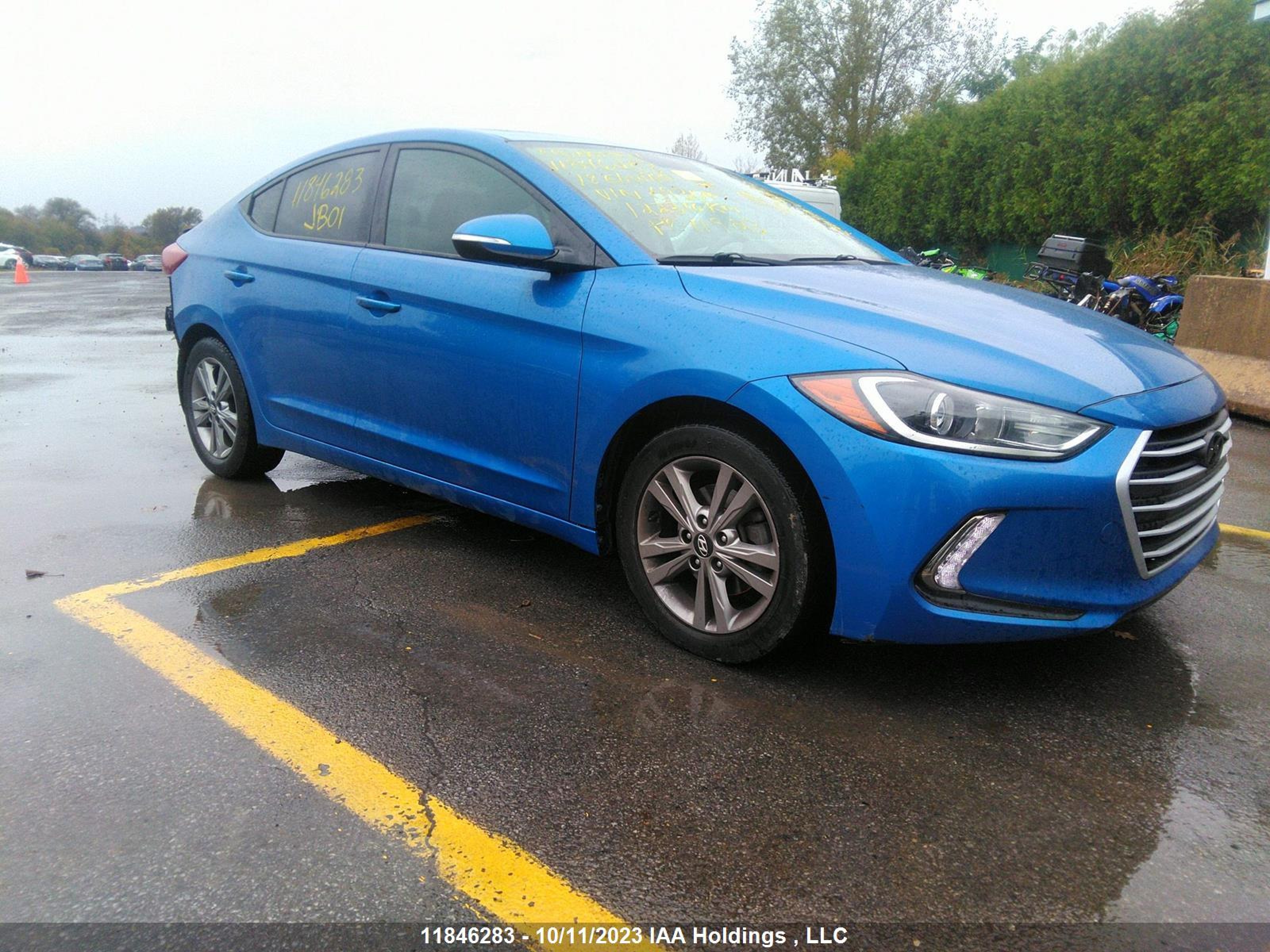 HYUNDAI ELANTRA 2018 kmhd84lf3ju693170