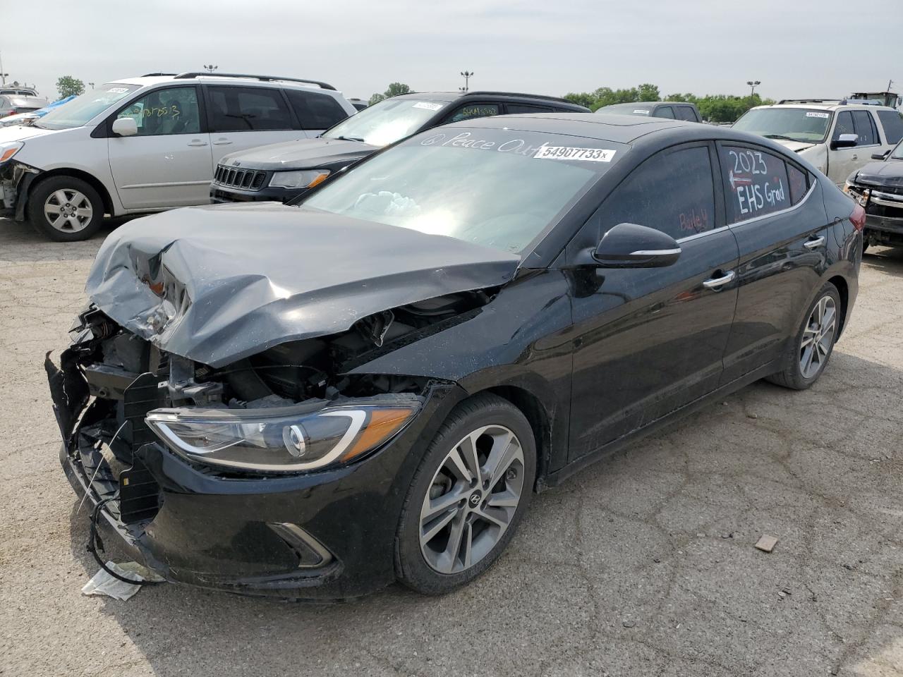 HYUNDAI ELANTRA 2017 kmhd84lf4hu067640