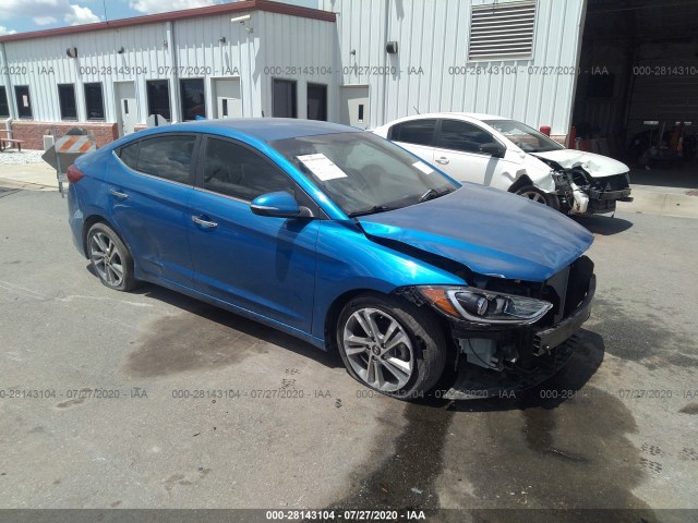 HYUNDAI ELANTRA 2017 kmhd84lf4hu070859